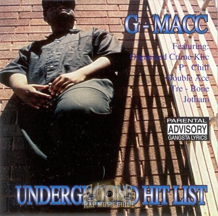 洋楽 G-MACC/UNDERGROUND HIT LIST/G-RAP G-Macc – Underground Hit List – CD (Album), 1995 [r1108111